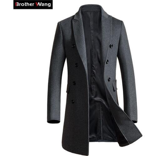Мужские длинные тренчи Brother Wang China At AliExpress