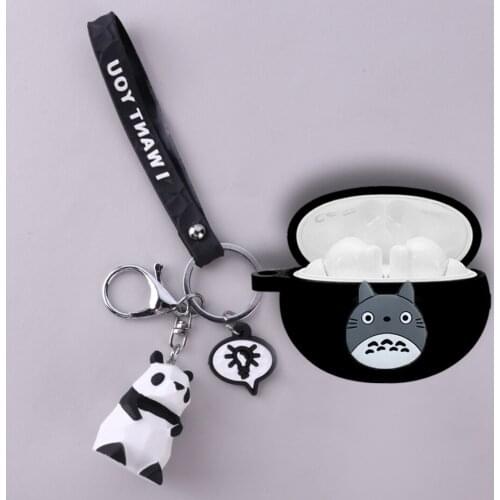 Cartoon Panda Cases For huawei freebuds 4i Case Silicone Wireless Bluetooth Earphones Protective Cover freebuds3 pro