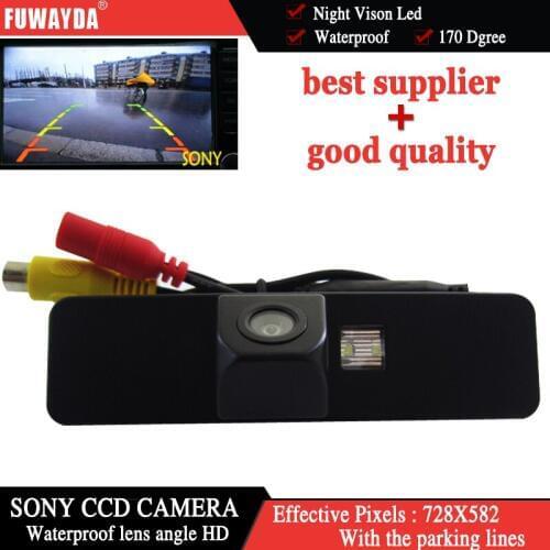 FUWAYDA For SONY CCD Sensor Special Car Rear View Reverse Backup Parking Safety Mirror Image With Guide Line CAMERA for Subaru
