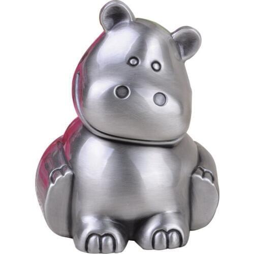 Creative cartoon hippo metal coins box coin bank vending machine candy money boxes for save money CXG020