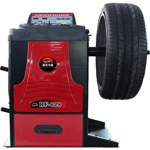 Tires Balancer Fully Automatic Computer Small And Medium Car Move High Precision Balance Machine Pure Copper Mute Motor 0.25KW