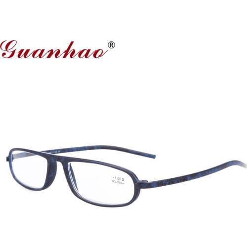 GuanHao Designer Unbreakable Reading Glasses Presbyopia Men Women TR90 Frame Light Reading Glasses 1.0 1.5 2.0 2.5 3.0 3.5