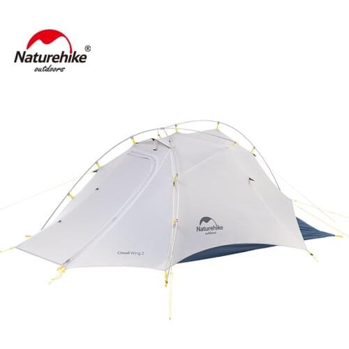 Naturehike CloudUp Wing Ultralight 2 Persons 15D Tent Outdoor Camping Tent Rain Proof Sun Block Portable Tent NH19ZP083