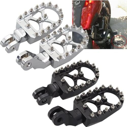 Motorcycle Wide Extention Pad Footpegs Foot Peg For Triumph Bonneville T100 T900 2001-2015 Trunxon 1200 2004-2015