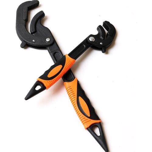 Adjustable Wrench Universal Key Pipe Quick Spanner Non-slip Open End 14-30MM 30-60MM Self Lock Hand Wrenches Water Tube Tools