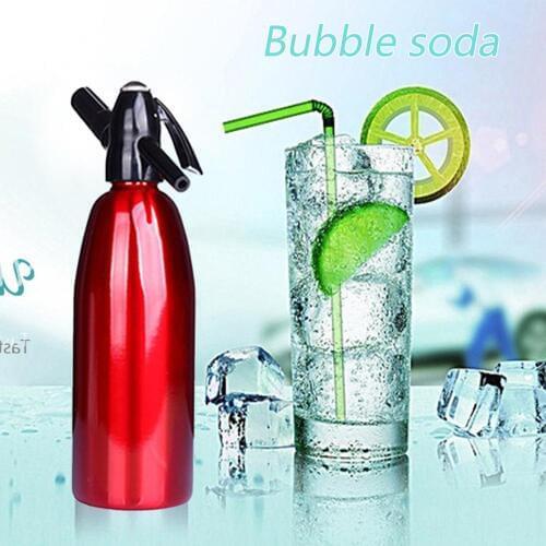 DIY Soda Water Siphon Home Drink Juice Machine Bar Beer Soda Syphon Maker Steel Bottle Soda Stream Foam Cylinders Co2 Injector