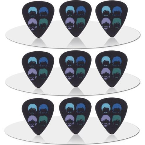 SOACH 10pcs 0.71mm rock band two side earrings guitar picks Musical Instruments pick for base ukulele Guitar Accessories