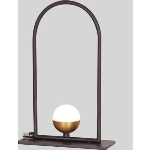 Room Contemporary Nordic Modern Led Restaurant Hotel Lamparas De Mesa De Acero Iron Black Lighting Table Lamp masa lambası