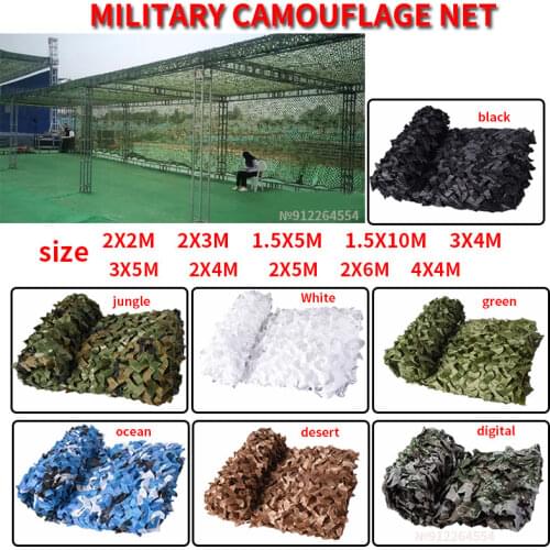 Military camouflage nets, shade nets, shade sails, suitable for decoration of camps, yards and various places