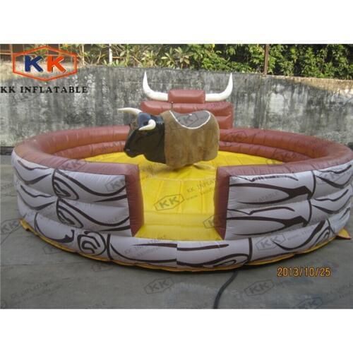 Adult Amusing Inflatable Bullfight Double Mechanical Bull Ride Sport Game