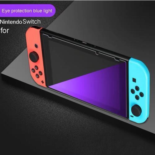 9H Tempered Film Glass Screen Protector For Switch nintendoswitch Violet Eye Protection Accessories For Nintend Switch NS NX