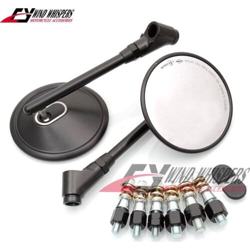 CNC Rear View Mirrors Cafe Racer For Yamaha MT25 MT03 MT07 FZ-07 MT09 FZ-09 FJ-09 MT10 MT25 FZ-10 FZ8 FZ6 Fazer FZ6R XJ6 XSR700