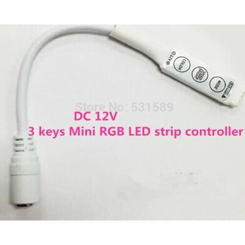100pcs DC12V 12A 144W mini led amplifier for RGB strip 5050 3528