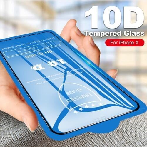 10D New Full Cover Glass For iPhone 11 Pro Max 2019 HD Screen Protector For iPhone XS Max X 10 XR 11Pro Tempered Glass Film