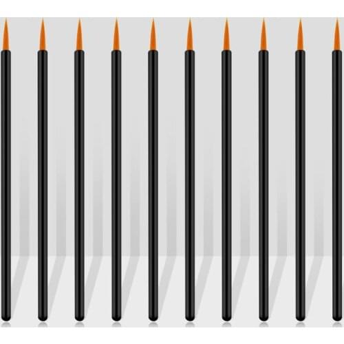 50 Pcs Disposable Eyeliner Brushes Eye Shadow Eyeliner Wand Cosmetic Brush Eyelash Extension Women Beauty Makeup Tools