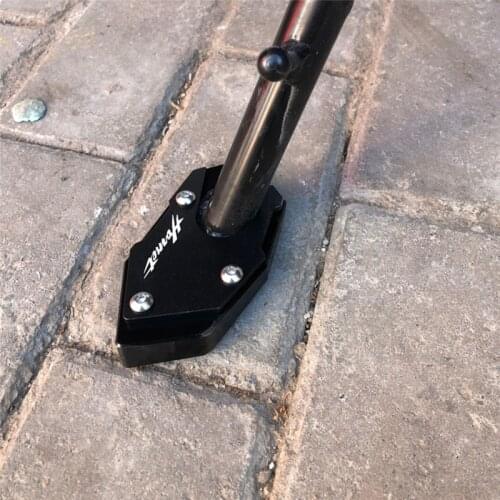 Motorcycle CNC Aluminum Kickstand Foot Side Stand Extension Pad Support Plate For HONDA HORNET CB600F 2008-2013 CB900F 2002-2007