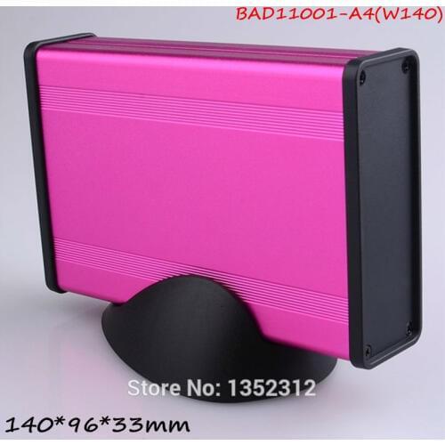 140*96*33mm aluminum enclosure extruded aluminum case electronic project box housing DIY junction box outlet switch case