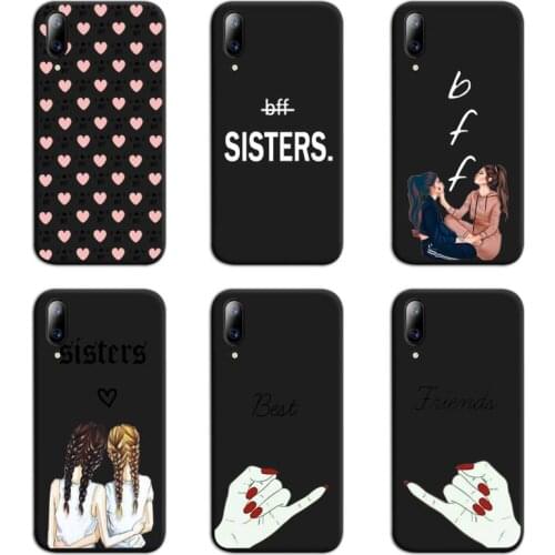 Best Friends Forever BFF Phone Case For Vivo Y91c Y17 Y51 Y67 Y55 Y7s Y81 Y19 Y97 Y93 V17 vivos5