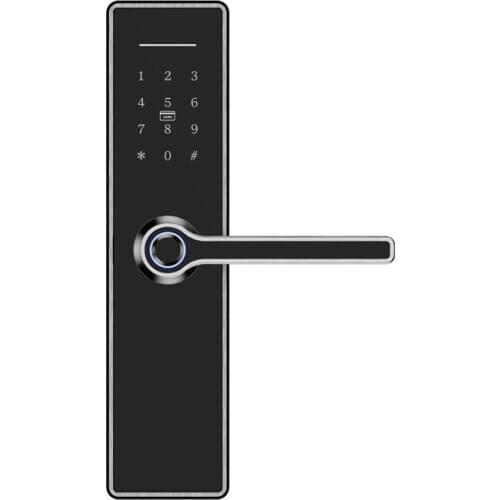 High Security Smart Home WiFi Tuya App Biometric Fingerprint Smart Lock With NFC Card Reader For Apartments