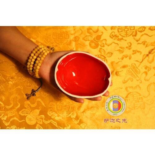 Buddhist / Esoteric / Tantric instruments breaking ChoD togba Lu Wan porcelain