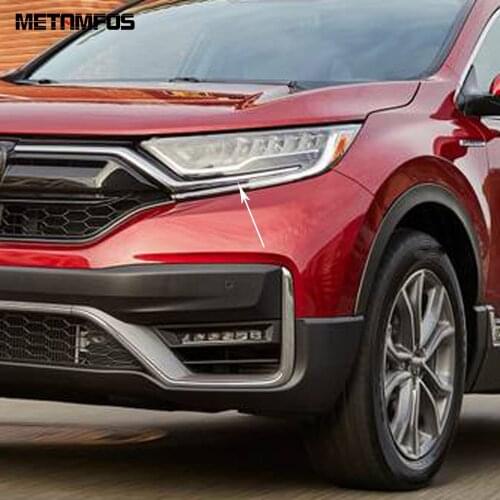 For Honda CR-V CRV 2020 2021 Carbon Fiber Front Engine Upper Grille Grill Cover Trim Decoration Exterior Accessories Car Styling