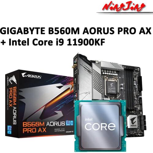 Intel Core i3 10100F CPU + GA B460M AORUS ELITE Motherboard Suit No integrated graphics card LGA 1200 New but without cooler