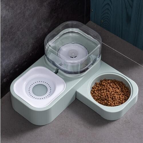 1.5L Pet Dog Cat Bowl Automatic Feeder Fountain Water Drinking for Dogs Indoor Kitten Puppy Bowls Feeding Container Pet Supplies