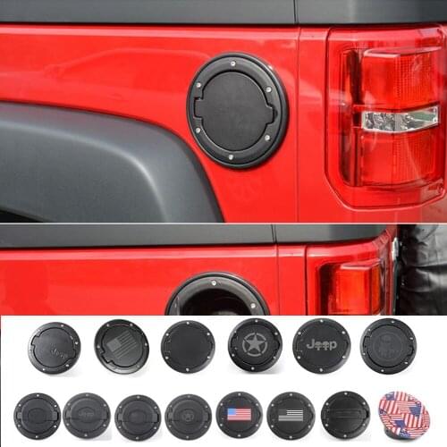 Tank Covers for Jeep Wrangler JK 2007-2017 Car oil Cap Fuel Tank Cap Cover for Jeep Wrangler Accessories Car Styling