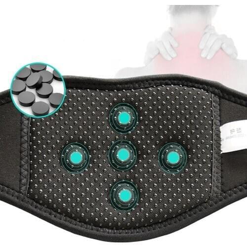 1 Pcs Neck Belt Self-heating Magnetic Wrap Protect Support Massager Health Care