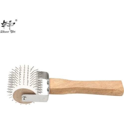 Idler Wheel Uncapping Fork Gear Bee Honeycomb Rake Needle Roller Honey Extracting Tool Beekeeping Supplies Tools