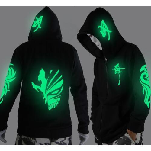 Noctilucent long-sleeved jacket clothes loose coat and students fashion clothing dance night shining clothing ghost dance
