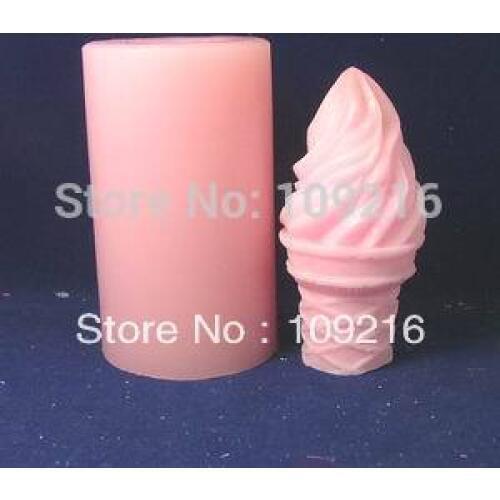 Wholesale!!! 3D Ice Cream (LZ0013) Silicone Handmade Candle Mold Crafts DIY Mold