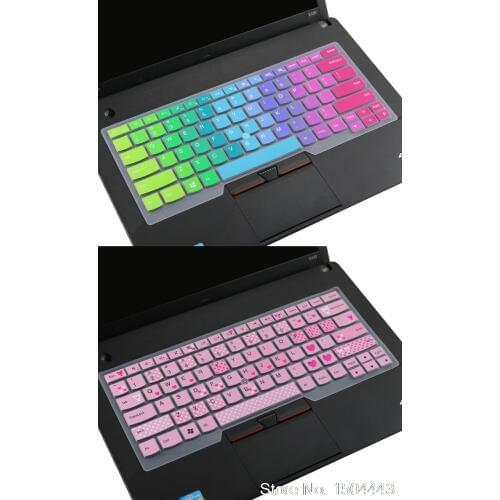 Silicone Gel Keyboard Protector Cover Skin for Lenovo ThinkPad E4 A8-A10 E465 E450C T430u T431s 14 S3 Yoga 20DM-0024CD 14 inch