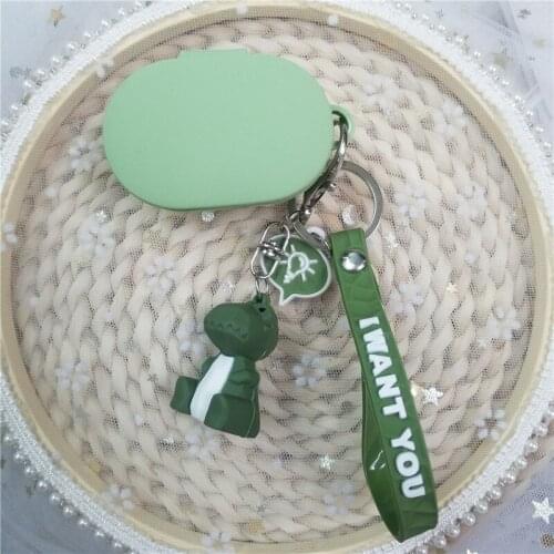 Cute Silicone Cover For Xiaomi Redmi Airdots 3 Case Bluetooth Earphone Protect Accessories Panda Keyring Decor