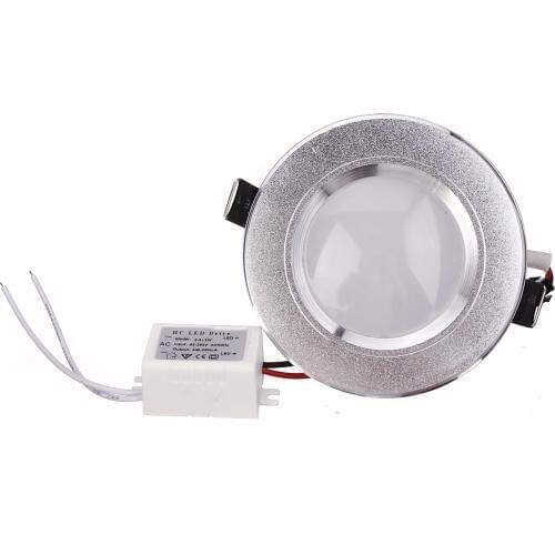 Led Panel downlight lamp Ultra Thin 3w Round ceiling recessed downlights round led panel light+Driver