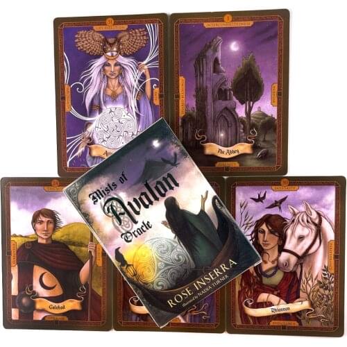High Quality Special Style Classic Mists of Avalon Oracle Tarot Cards Popular Style Oracle Cards with E Book Board Game