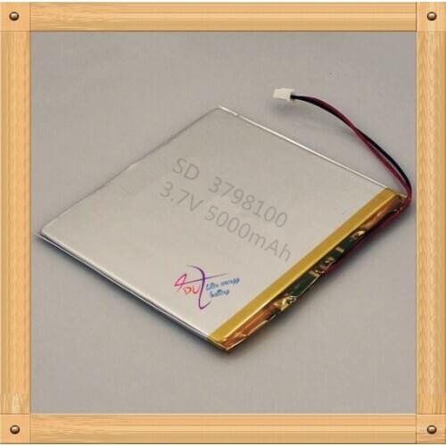 XHR-2P 2.54 3.7V 5000mAh in the special offer core lithium polymer battery 3798100 tablet computer