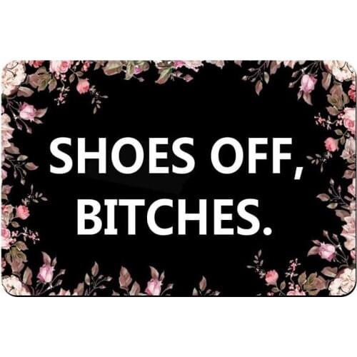 Funny Text doormat Floor Mat Rug Indoor/Outdoor/Front Door/Bathroom Mats Rubber Non Slip (30"x18",45cmx75cm)