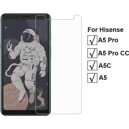 9H 2.5D Screen Protector for Hisense A5 Pro Tempered Glass for Hisense A5 Pro CC Protective Film Hisense A5C A5 Screen Cover