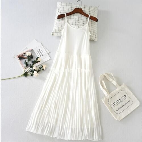 2021 full slip dress female loose lace patchwork long petticoat underdress sexy underdress solid petticoat bodycon camisole