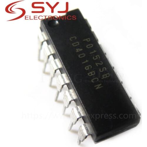 10pcs/lot CD4016BE CD4016 4016BE DIP-14 In Stock