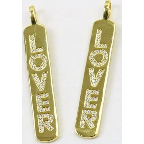 10 Pcs Lover pendant Metal Gold Hat Rectangle jewelry Pendant Jewelry Accessories Jewelry pendant Gift 7411