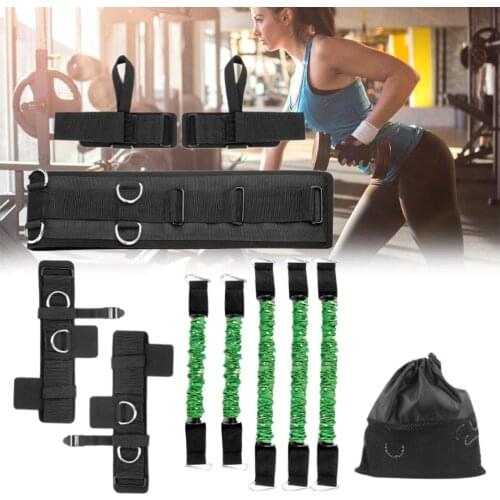 2021 Full Body Training Resistance Elastic Band Men And Women Fitness Boxing Taekwondo Bounce Strength Training Rally Device