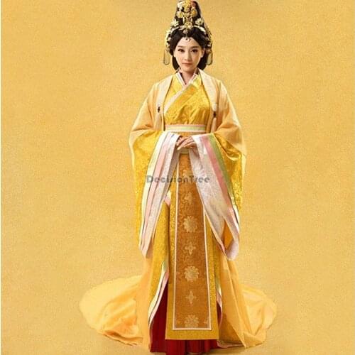 2021 chinese ancient hanfu folk dance costume traditional hanfu oriental princess dress elegance tang dynasty stage costume