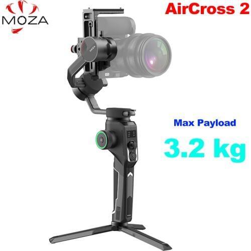 Moza Aircross 2 3-Axis Camera Handheld Gimbal Stabilizer Steadycam for Sony A6300 Panasonic GH5 GH4 Canon PK Zhiyun Weebill S
