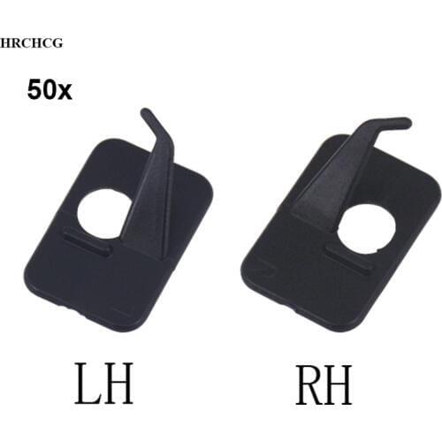 50PCS Black Plastic Arrow Rest Archery RH LH Recurve Bow Rest Hunting Shooting Target Accessory Right Left Hand Stick Arrow Rest