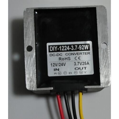 DC DC 12V24V(6.5V-40V) To 3.7V 25A 92W Step Down Converter Buck Module Car Power Converter Adapter Voltage Regulator Waterproof