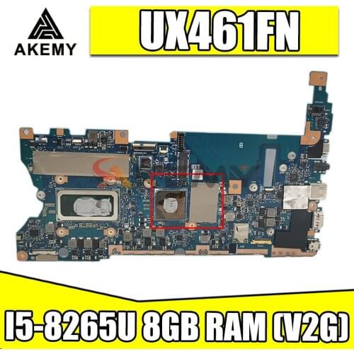 For ASUS UX461FN UX461F original motherboard mainboard tested 100% UX461FN laptop motherboard with I5-8265U CPU 8GB RAM （V2G）GPU