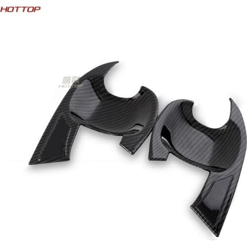 For C-HR CHR 2017 2018 Door Handle Bowl Cover ABS Chrome Carbon Fiber Outside Handle Cover For Chr Exterior Car Styling
