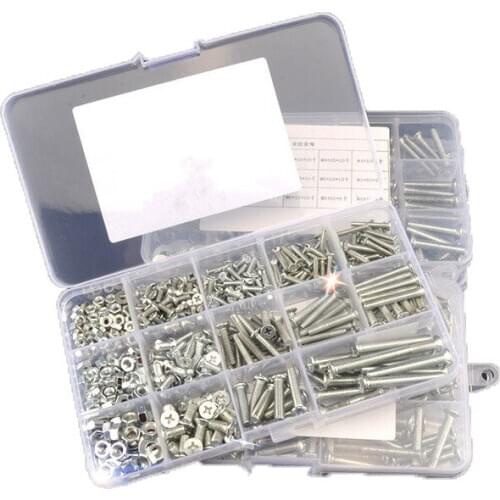 M3 M4 M5 M6 flat head tapping screw nut gasket set cross flat head screw DIY box